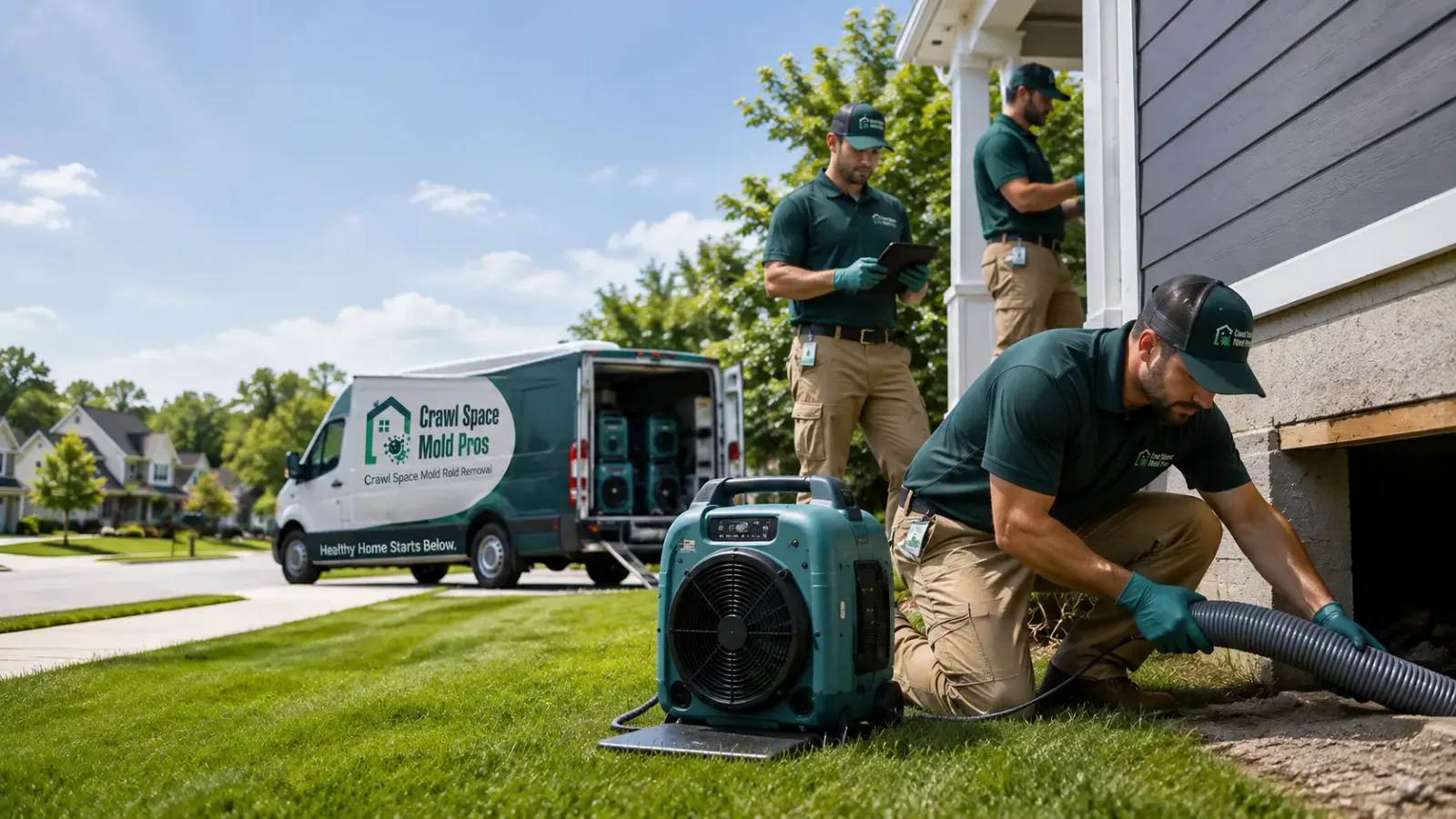 Crawl Space Mold Removal in Grenora, ND